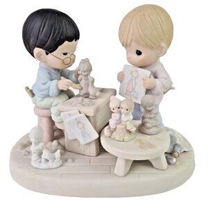 Precious Moments PM983 How Can Two Work Together Except They Agree Figurine